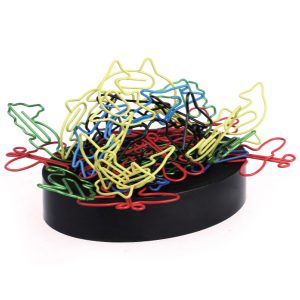 Desk decoration metal magnetic sculpture toy stress relief for adult